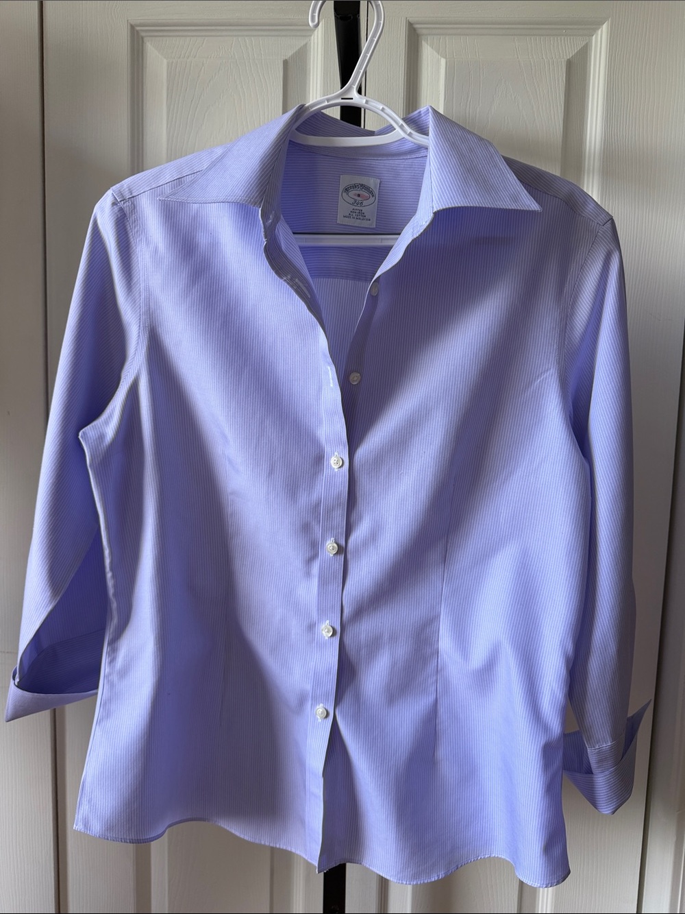 Brooks Brothers Lavender Button-Down Women's Shirt - Picture 6 of 10